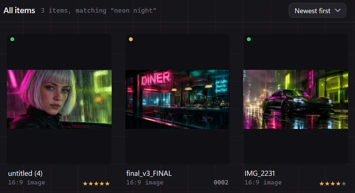Three pictures found for neon night in BosOn, called untitled (4), final_v3_FINAL and IMG_2231